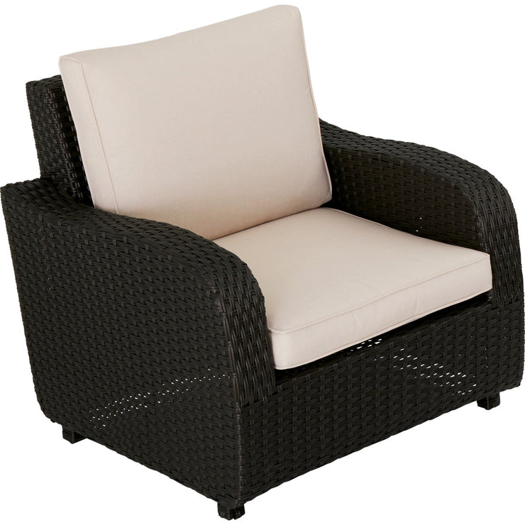 Image of Outdoor Expressions 4-Piece Rattan Chat Set