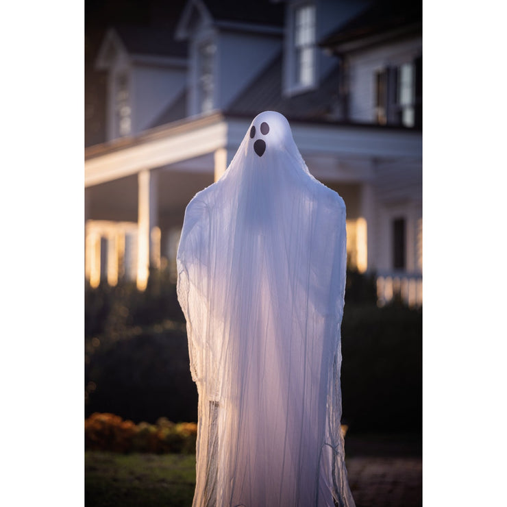 Image of Evergreen 8 Ft. Lighted Ghost Halloween Yard Stake