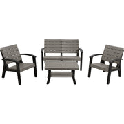 Image of Leisure Classics Greyson 4-Piece Chat Set