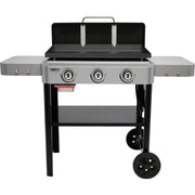 Image of Weber 28 In. 3-Burner Propane Gas Griddle Flat Top Grill, Black