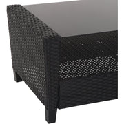 Image of Outdoor Expressions Malmo 4-Piece Resin Wicker Chat Set