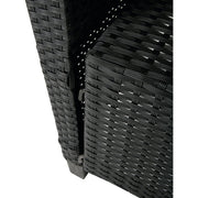 Image of Outdoor Expressions Malmo 4-Piece Resin Wicker Chat Set