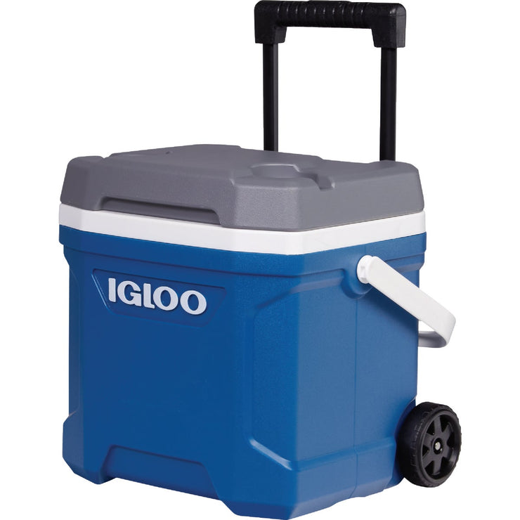 Image of Igloo Latitude 16 Qt. 2-Wheeled Cooler, Blue