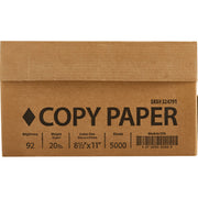 Image of Staples 8.5 In. x 11 In. 20 Lb. White Copier Paper, 5000 Sheets