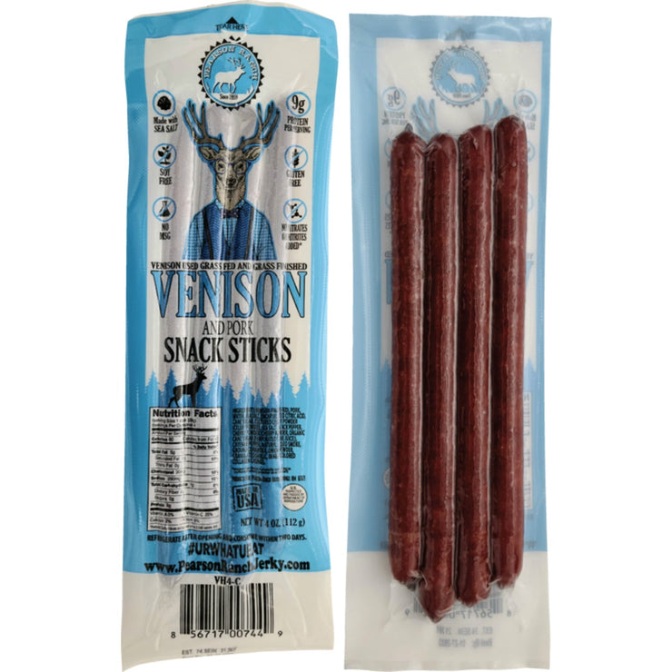 Image of Pearson Ranch Jerky 4 Oz. Venison Hickory Multi-Pack Snack Stick