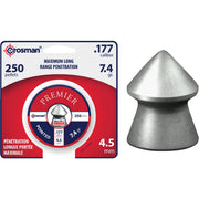 Image of Crosman .177 Cal. Pointed 7.4 Grain Pellet Ammunition (250-Pack)
