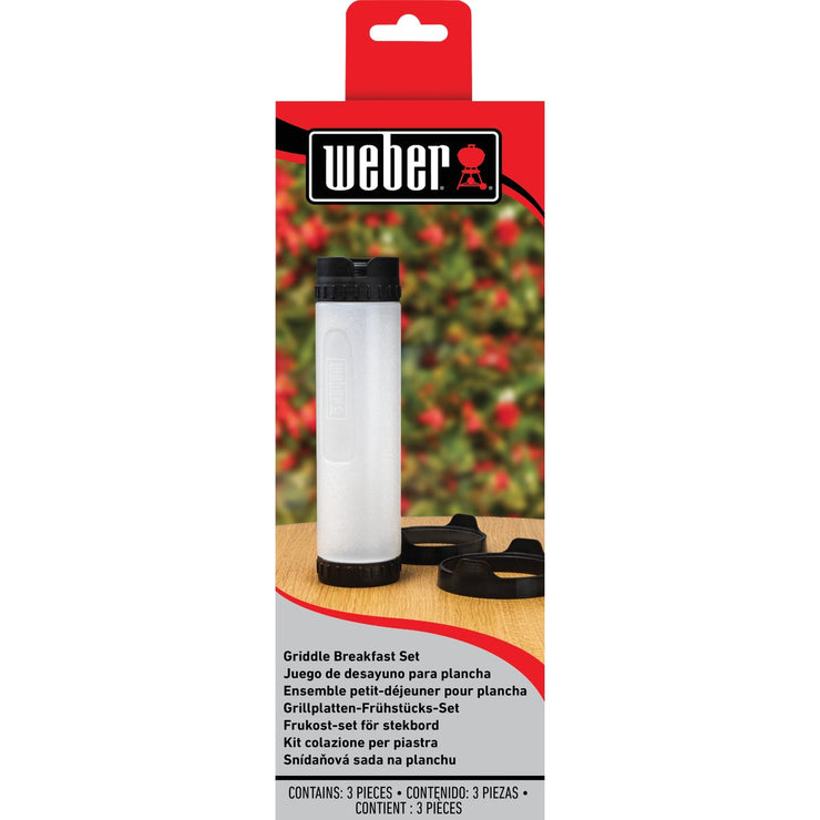 Image of Weber 3-Piece Flat Top Griddle Breakfast Tool Set