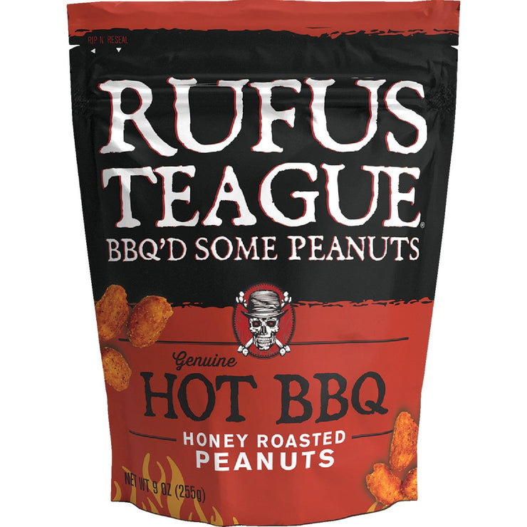 Image of Rufus Teague 9 Oz. Hot BBQ Honey Roasted Peanuts