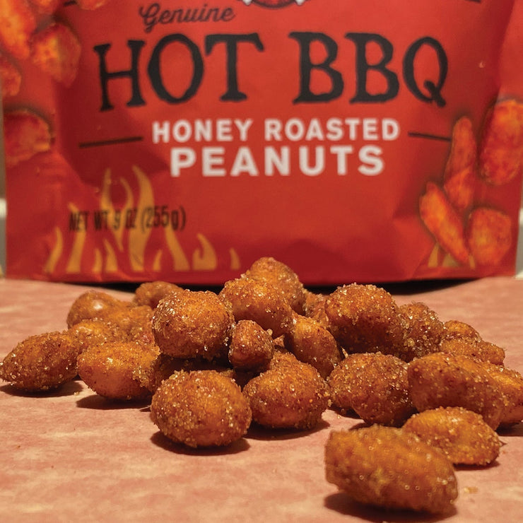 Image of Rufus Teague 9 Oz. Hot BBQ Honey Roasted Peanuts