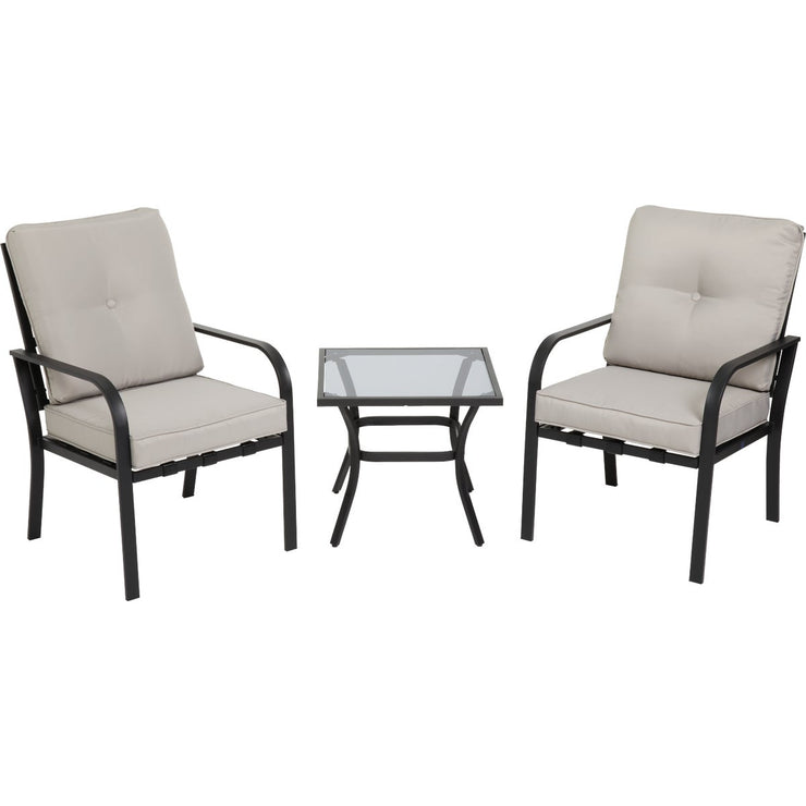 Image of Outdoor Expressions 3-Piece Cushioned Chat Set