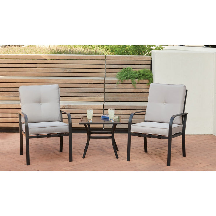 Image of Outdoor Expressions 3-Piece Cushioned Chat Set