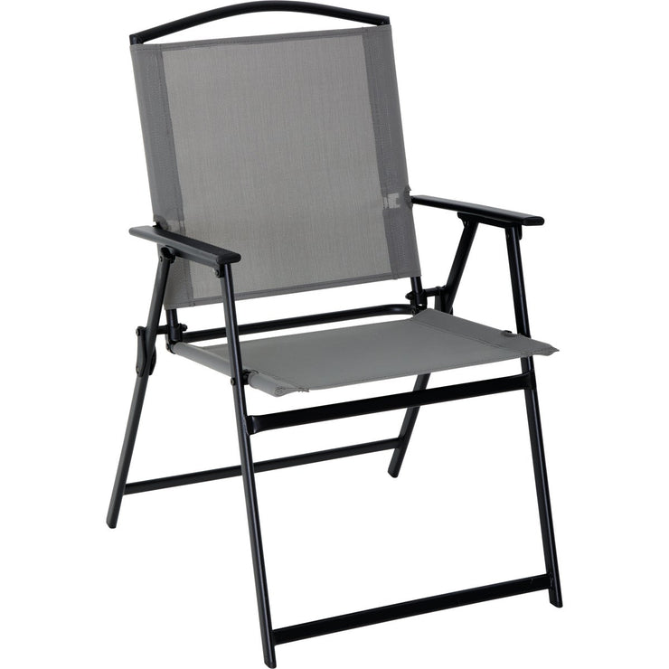 Image of Outdoor Expressions 6-Piece Sling Dining Set with Umbrella