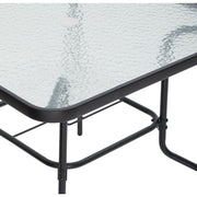 Image of Outdoor Expressions 6-Piece Sling Dining Set with Umbrella