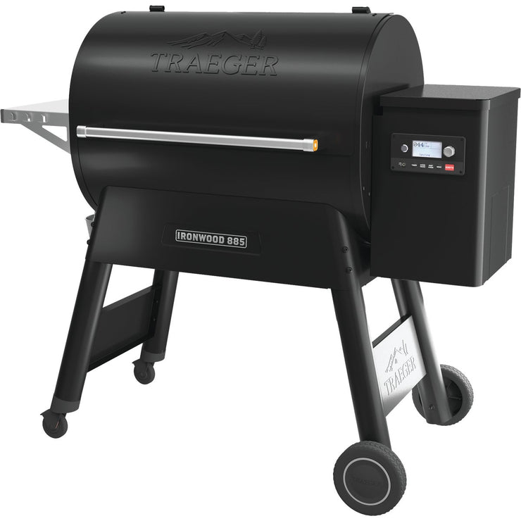 Image of Traeger Ironwood 885 Wi-Fi Wood Pellet Grill, Black