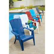 Image of Gracious Living Crimson Red Deluxe Contour Adirondack Chair