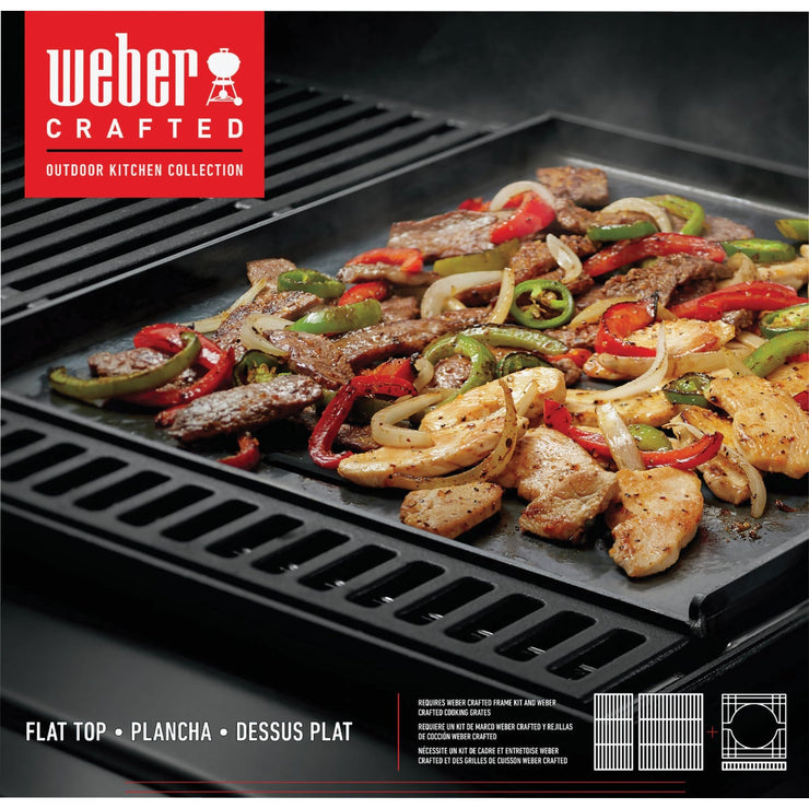 Image of Weber 15.8 In. W. x 16 In. L. Carbon Steel Flat Top Grill Griddle