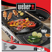 Image of Weber Traveler 12.6 In. W. x 13.5 In. L. Porcelain Enamel Cast Iron Grill Griddle
