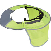 Image of Milwaukee Bolt Hi-Vis Yellow Nylon Hard Hat Sun Visor & Sunshade with 50+UPF UV Protection