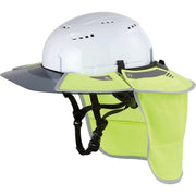 Image of Milwaukee Bolt Hi-Vis Yellow Nylon Hard Hat Sun Visor & Sunshade with 50+UPF UV Protection