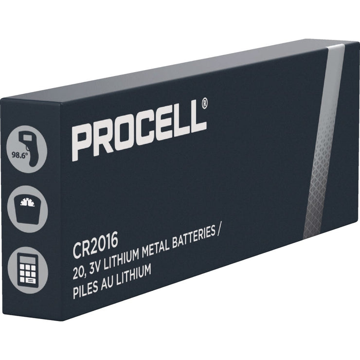 Image of Procell 2016 Lithium 3.0V Coin Cell Battery (5-Pack)