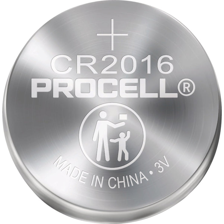 Image of Procell 2016 Lithium 3.0V Coin Cell Battery (5-Pack)
