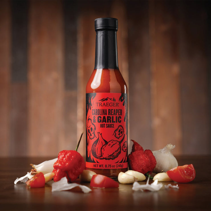 Image of Traeger 8.75 Oz. Carolina Reaper & Garlic Hot Sauce