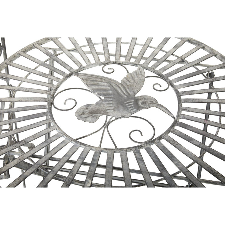 Image of Alpine 3-Piece Hummingbird Foldable Floral Bistro Set