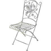Image of Alpine 3-Piece Hummingbird Foldable Floral Bistro Set