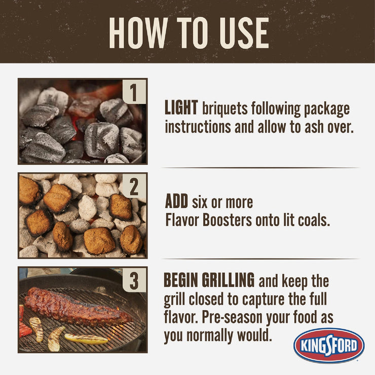 Image of Kingsford Signature Flavors 2 Lb. Memphis BBQ Charcoal Flavor Boosters