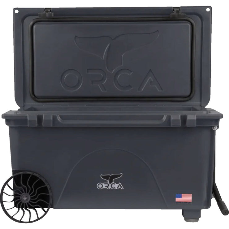 Image of Orca 65 Qt. 2-Wheeled Cooler, Charcoal