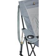 Image of GCI Outdoor Comfort Pro Mercury Gray PVC-Backed Polyester Steel Powder-Coated Folding Rocker