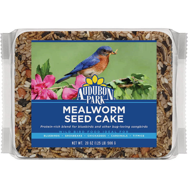 Image of Audubon Park 1.25 Lb. Mealworm Wild Bird Seed Cake