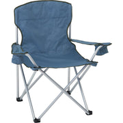 Image of Rio Steel Blue Polyester Heavy-Duty Oversized Quad Chair