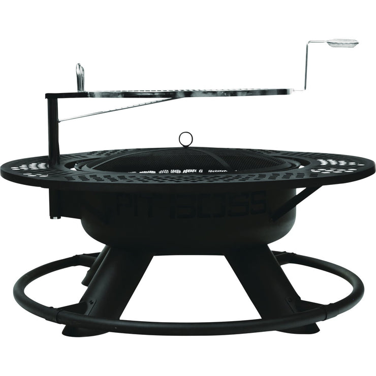 Image of Pit Boss 2-In-1 24 In. Black Round Fire Pit & Grill