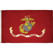 Image of Valley Forge 3 Ft. x 5 Ft. Nylon Marine Corps Military Flag