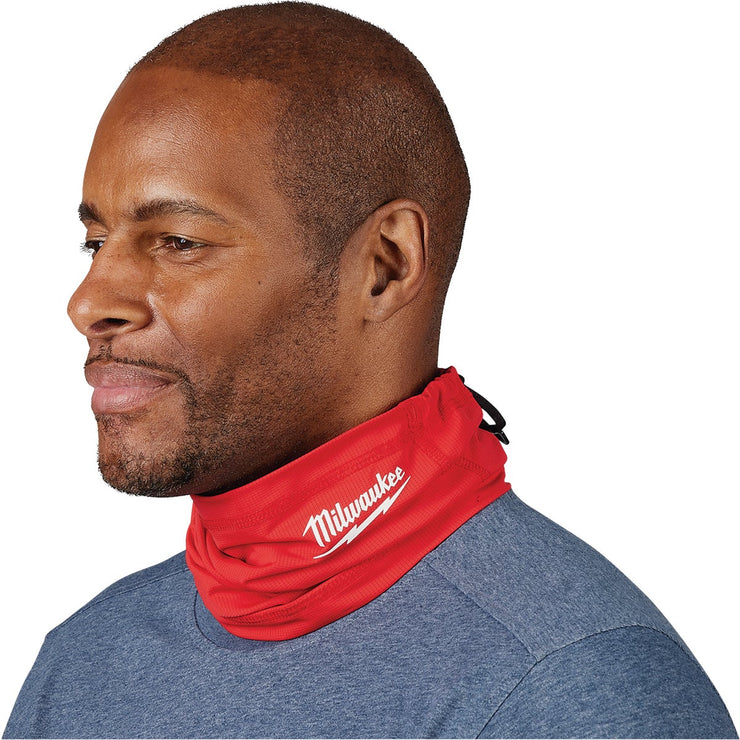 Image of Milwaukee Workskin Washable Performance Neck Gaiter, Red