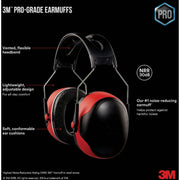 Image of 3M Pro-Grade 30 dB NRR Earmuff