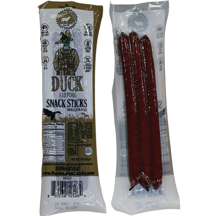 Image of Pearson Ranch Jerky 3 Oz. Duck Multi-Pack Snack Stick