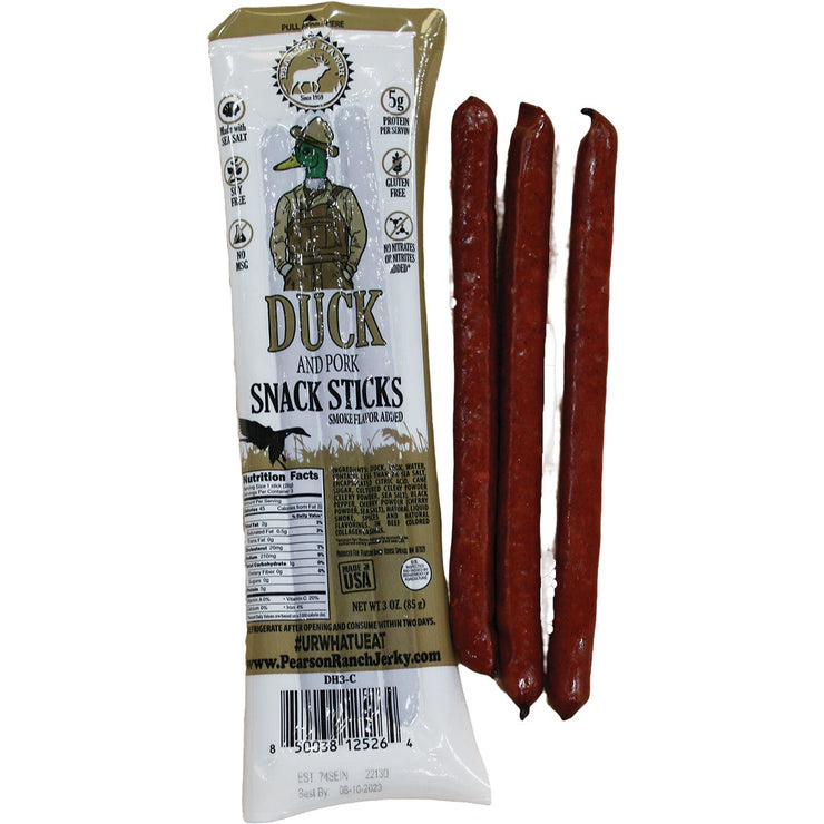 Image of Pearson Ranch Jerky 3 Oz. Duck Multi-Pack Snack Stick