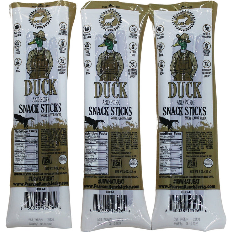 Image of Pearson Ranch Jerky 3 Oz. Duck Multi-Pack Snack Stick