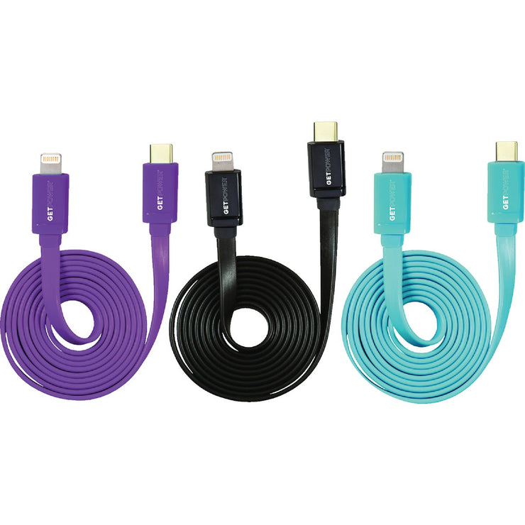 Image of GetPower 4 Ft. Apple Lightning to USB-C Power Delivery Charge/Sync Cable