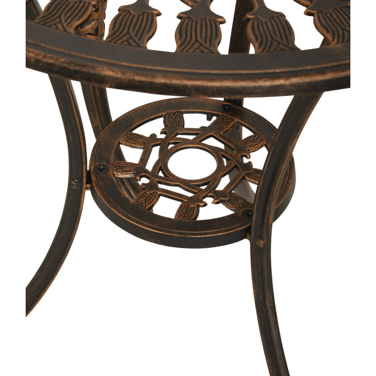 Image of Outdoor Expressions Fleur 3-Piece Bistro Set