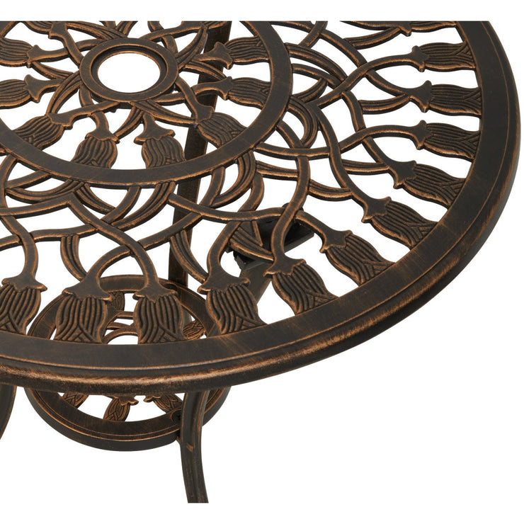 Image of Outdoor Expressions Fleur 3-Piece Bistro Set
