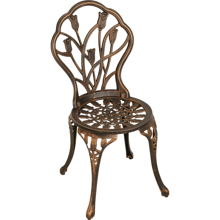 Image of Outdoor Expressions Fleur 3-Piece Bistro Set