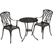 Image of Outdoor Expressions Harriet 3-Piece Bistro Set