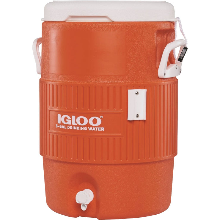 Image of Igloo 5 Gal. Orange Seat Top Water Jug