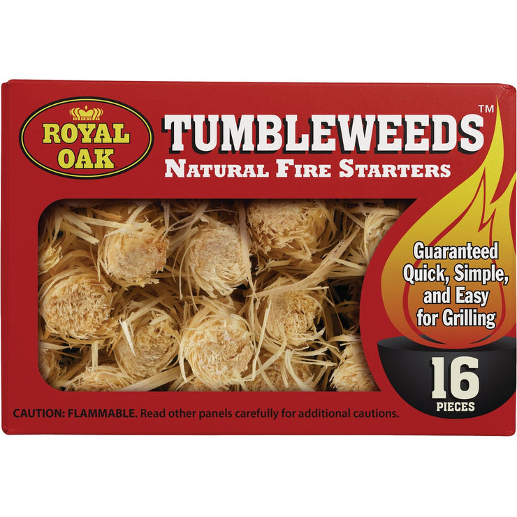 Image of Royal Oak Red Box Tumbleweeds All Natural Odorless Fire Starter (16-Pack)