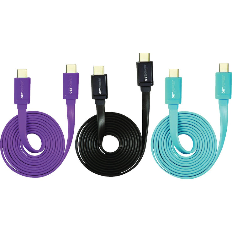 Image of GetPower 4 Ft. USB-C to USB-C Power Delivery Charge/Sync Cable