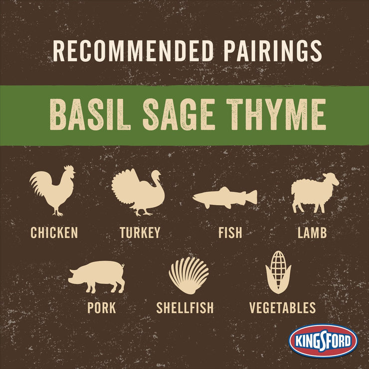 Image of Kingsford Signature Flavors 2 Lb. Basil, Sage, & Thyme Charcoal Flavor Booster