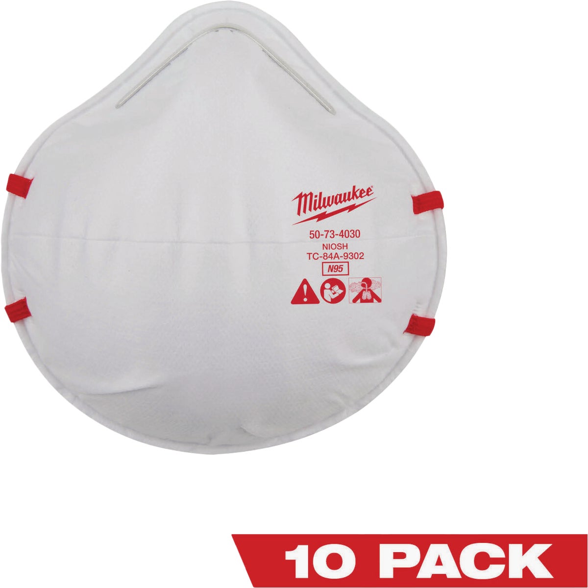 Milwaukee N95 Adjustable Respirator (10-Pack) – Hemlock Hardware